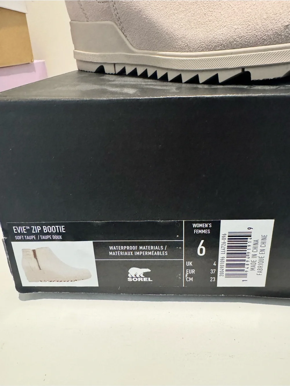 Sorel Evie Wedge Zip Bootie Size 6
